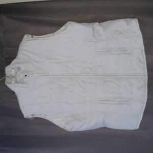 White Puffy Vest